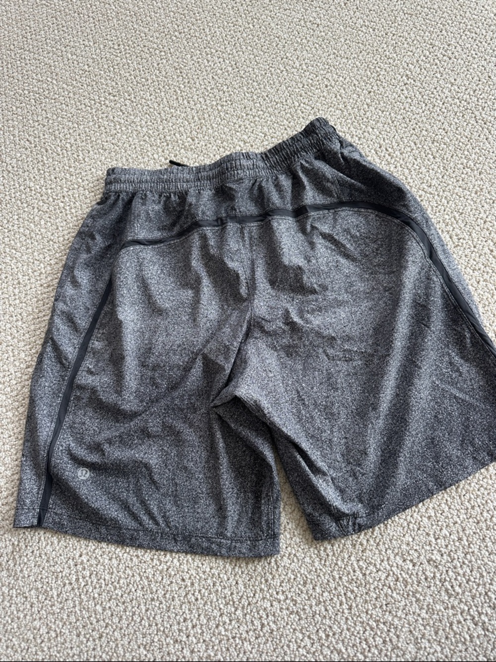 lululemon athletica Men's Athletic Shorts in Heather Charcoal
